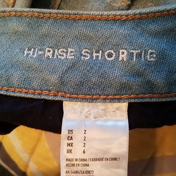 American Eage festival hi-rise shortie shorts. - Picture 3 of 4